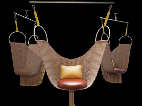 The Objets Nomades Swing Chair .